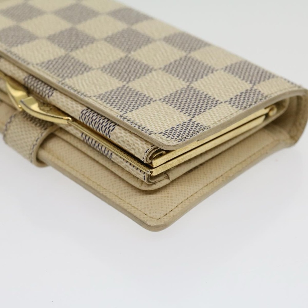 LOUIS VUITTON Damier Azur Portefeuille Viennois Bifold Wallet Auth - Picture 14 of 16